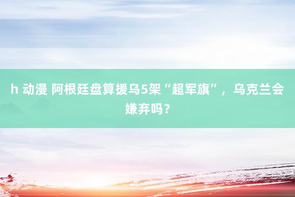 h 动漫 阿根廷盘算援乌5架“超军旗”，乌克兰会嫌弃吗？